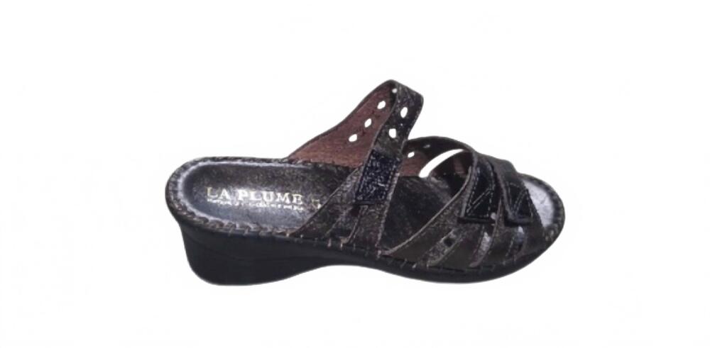 NEW LAPLUME women's darlene wedge in brown